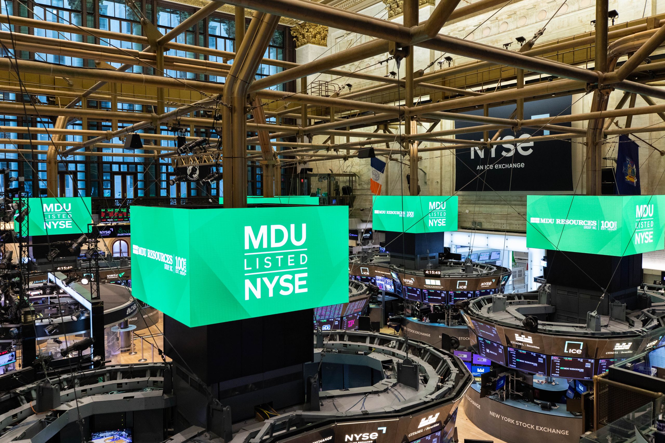 mdu_resources_new_york_stock_exchange MDU Resource New York Stock Exchange Closing Bell
